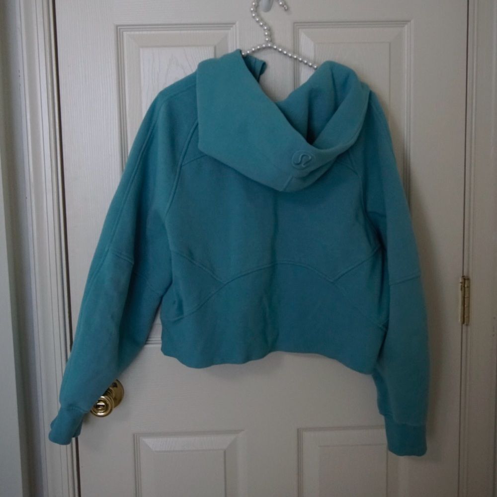 Lululemon Scuba Half Zip with Hood | Blue | Size M/L - Picture 5 of 9